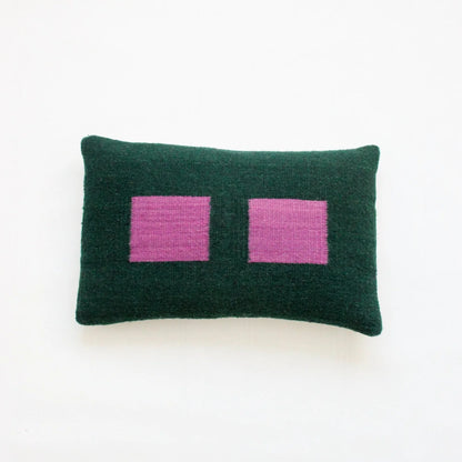 IATB • Pillow 02: Green + Purple