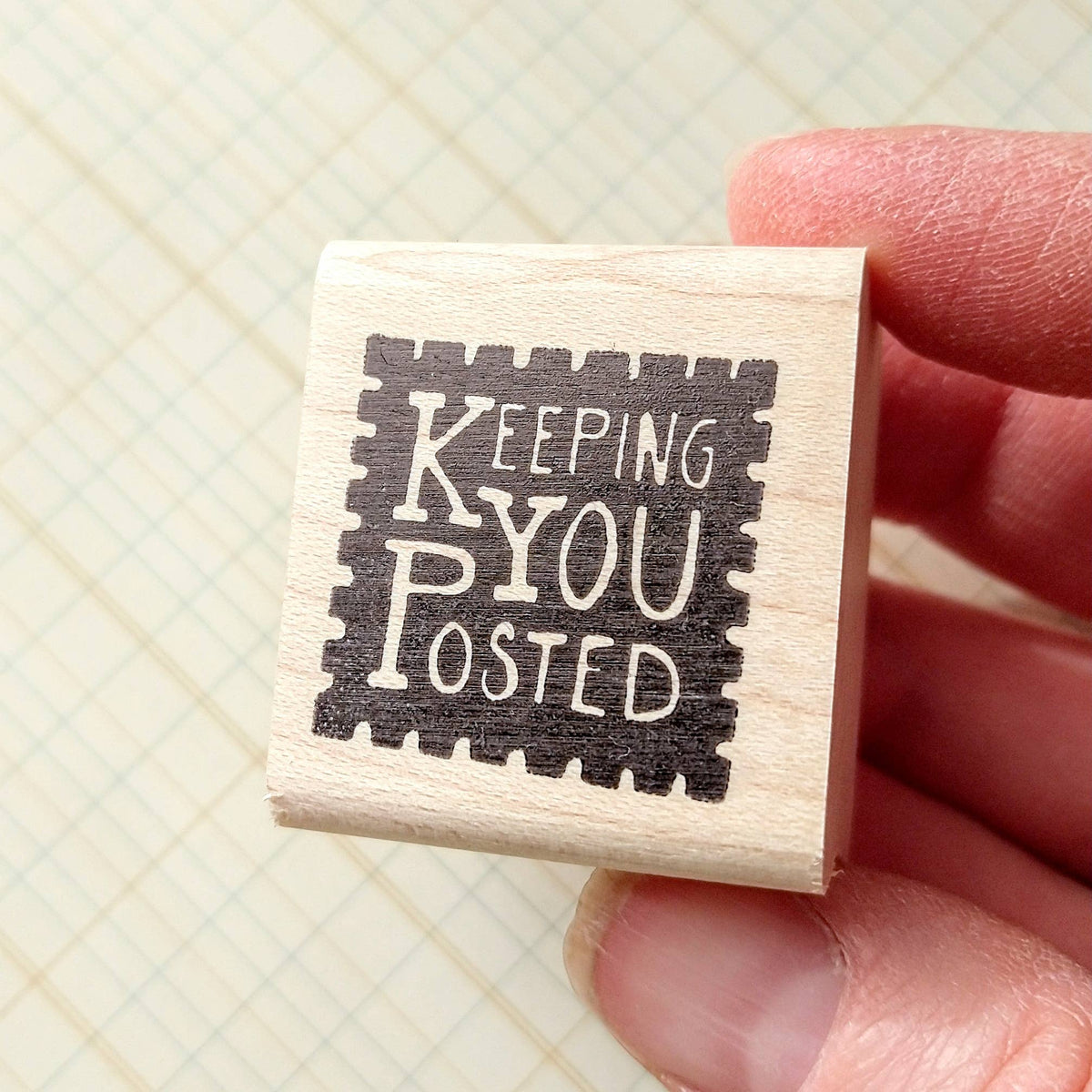 Peppercorn Paper • Keeping You Posted Stamp