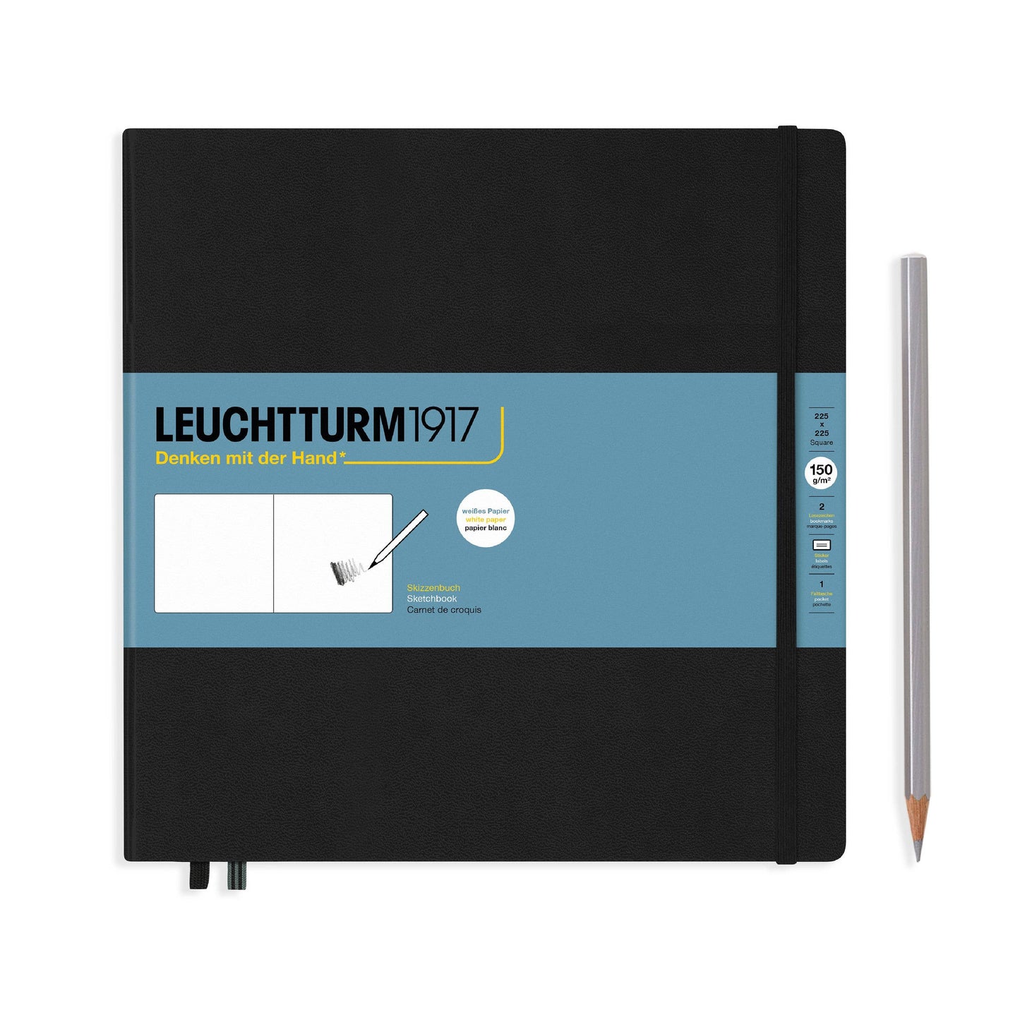 Leuchtturm1917 • Black Sketchbook - Square