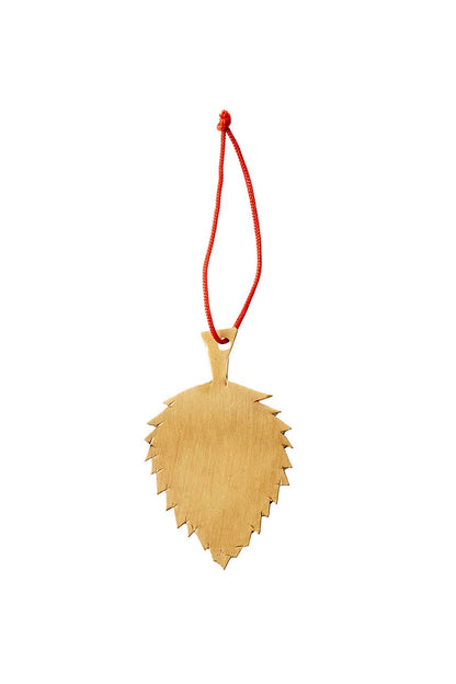 Fog Linen Work • Brass Leaf Ornament