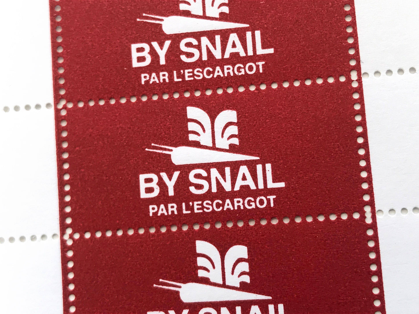 Portland Stamp Co • By Snail Stamps - red