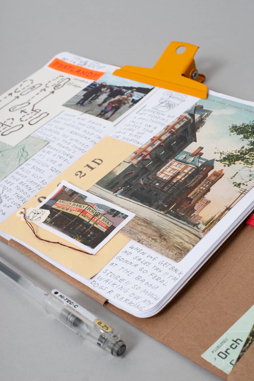 Egg Press x. Hello!Lucky • Foldeeo Notebook - Green Gingham