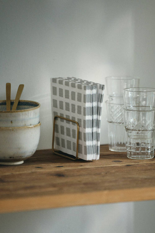 Fog Linen Work • Brass Paper Stand