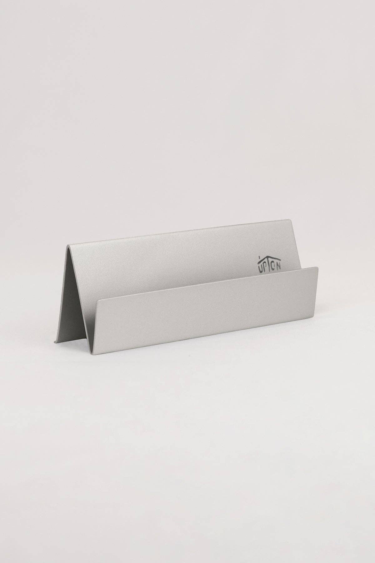 Upton • Now Playing Stand - Matte Silver