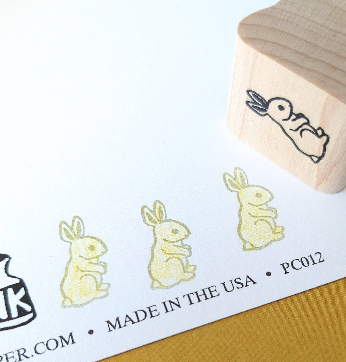 Peppercorn Paper • Mini Bunny Stamp