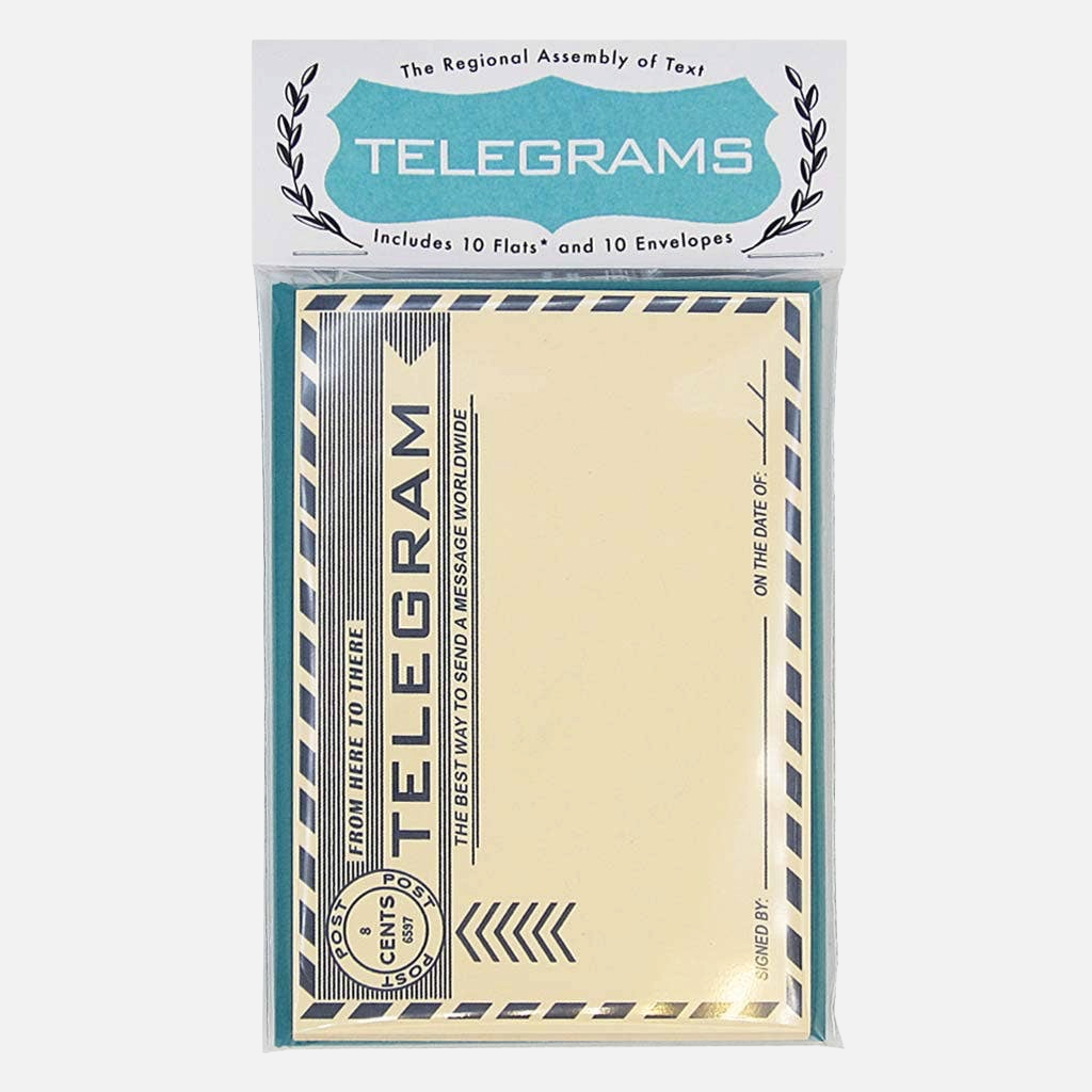 The Regional Assembly of Text • Telegrams