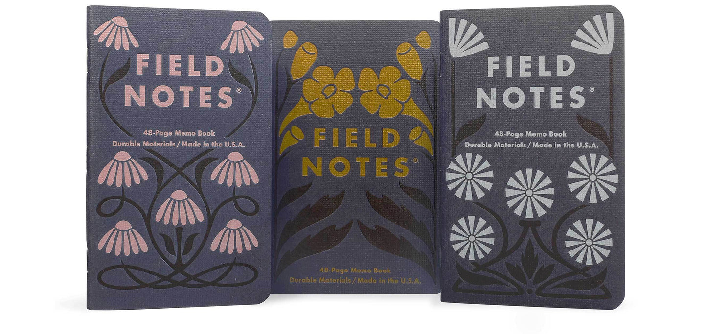 Field Notes • Fall Flowers 3 Pack
