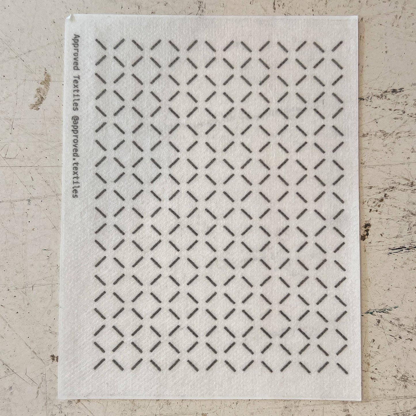 Approved Textiles • Visual Mending - Diagonals
