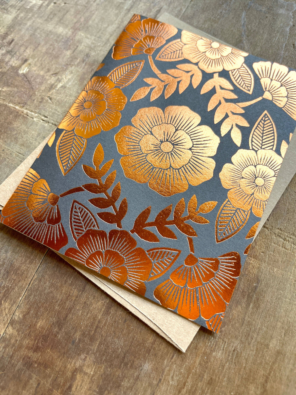Katharine Watson • Foil-Stamped Card - Flower