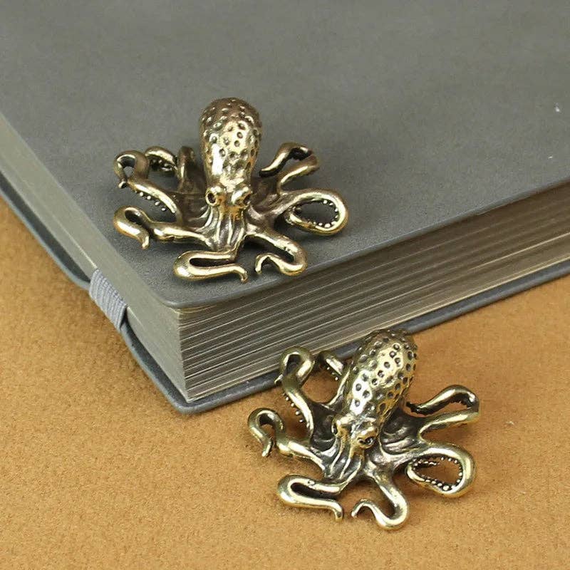Kiyo Home • Brass Octopus Paperweight