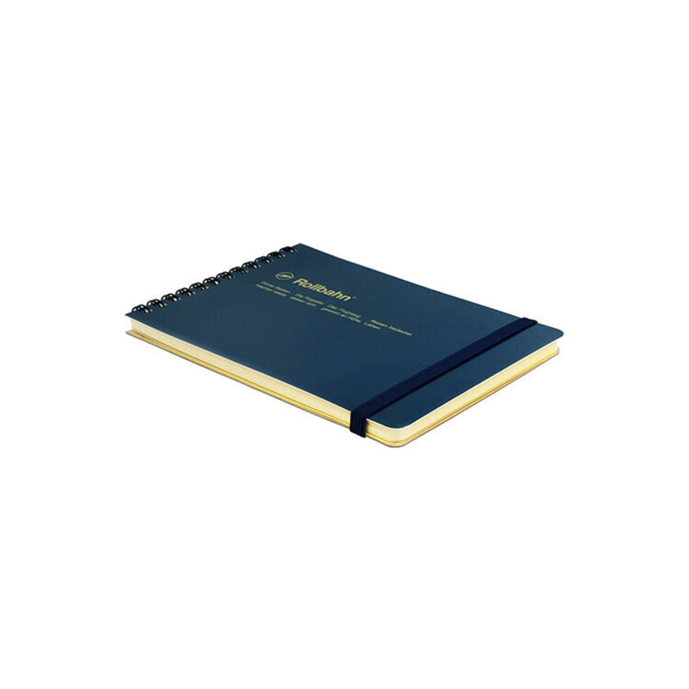 Rollbahn • Horizontal Spiral Notebook - navy