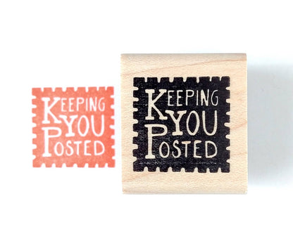 Peppercorn Paper • Keeping You Posted Stamp