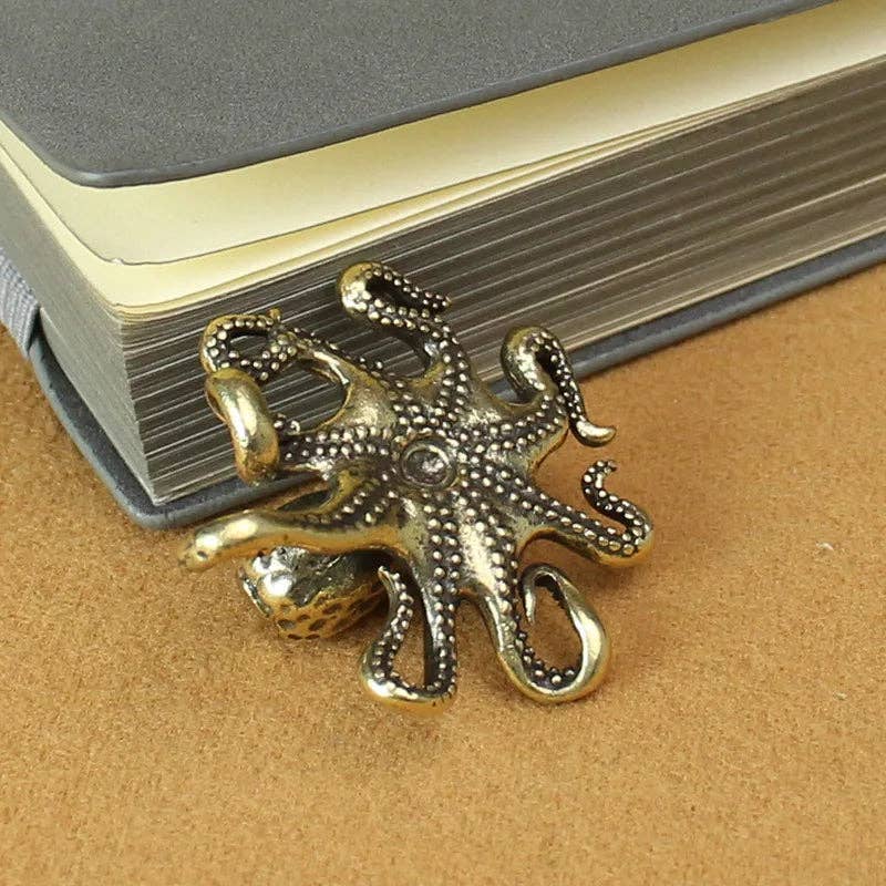 Kiyo Home • Brass Octopus Paperweight