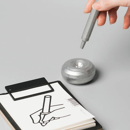 HMM • Raw Aluminum Paperweight