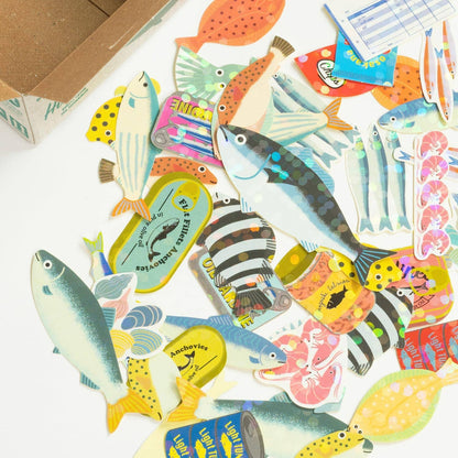 Hako Sticker Box: Fish