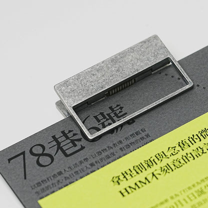 HMM • Raw Aluminum Clips