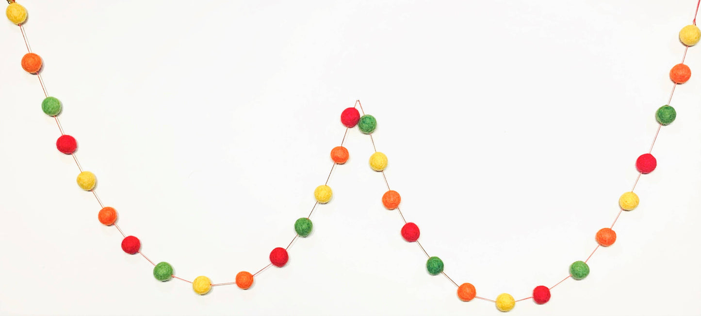 Giftsland • Pompom Garland - fall