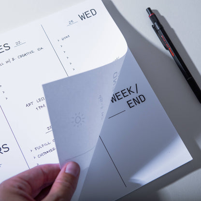 Case Study • Large Weekly Desk Planner