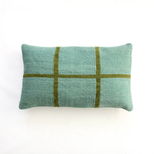 IATB • Pillow 07: Jade + Olive