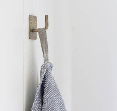 Fog Linen Work • Brass Plate Hook
