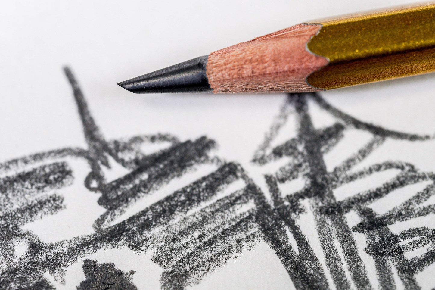 Eyeball Pencil Co • Gold 4B Pencil