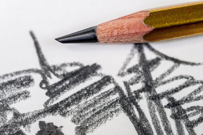 Eyeball Pencil Co • Gold 4B Pencil