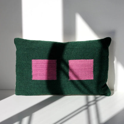 IATB • Pillow 02: Green + Purple