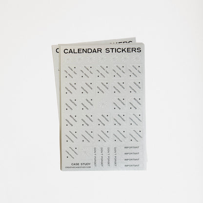 Case Study • Chrome Calendar Stickers