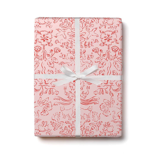 Red Cap Cards • Otomi Wrapping Paper