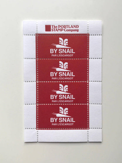 Portland Stamp Co • By Snail Stamps - red