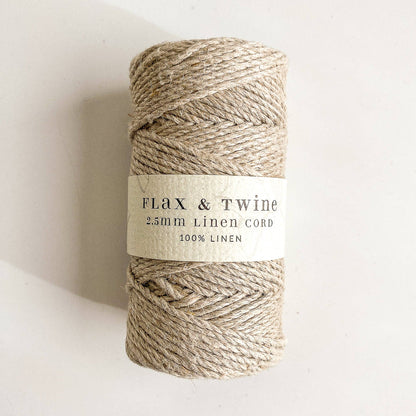 Flax & Twine • Linen Cord 2.5mm