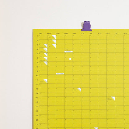 Case Study • 2027 Wall Calendar - Chartreuse