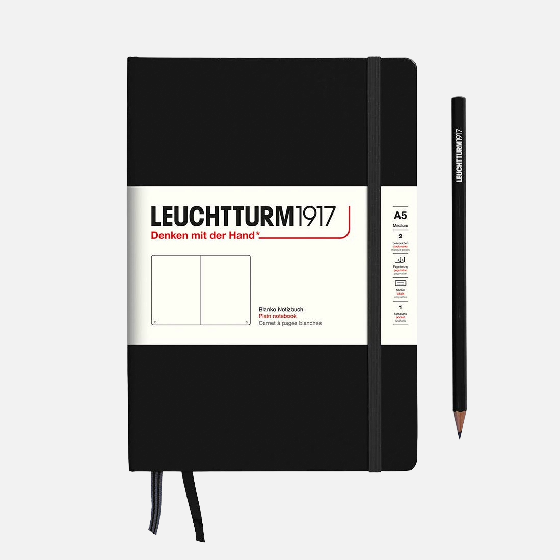Leuchtturm1917 • A5 Notebook - Black