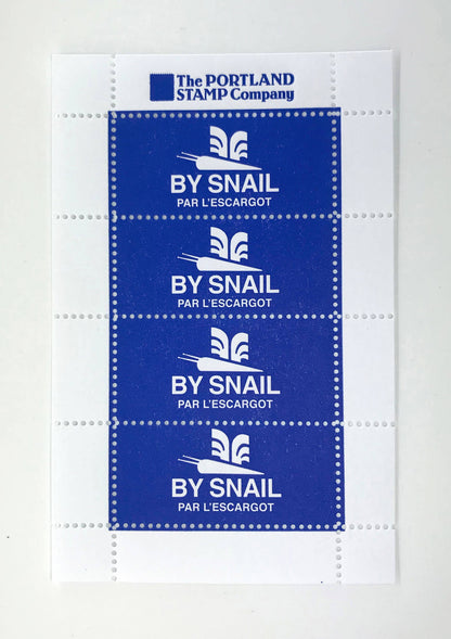 Portland Stamp Co • By Snail Stamps - blue