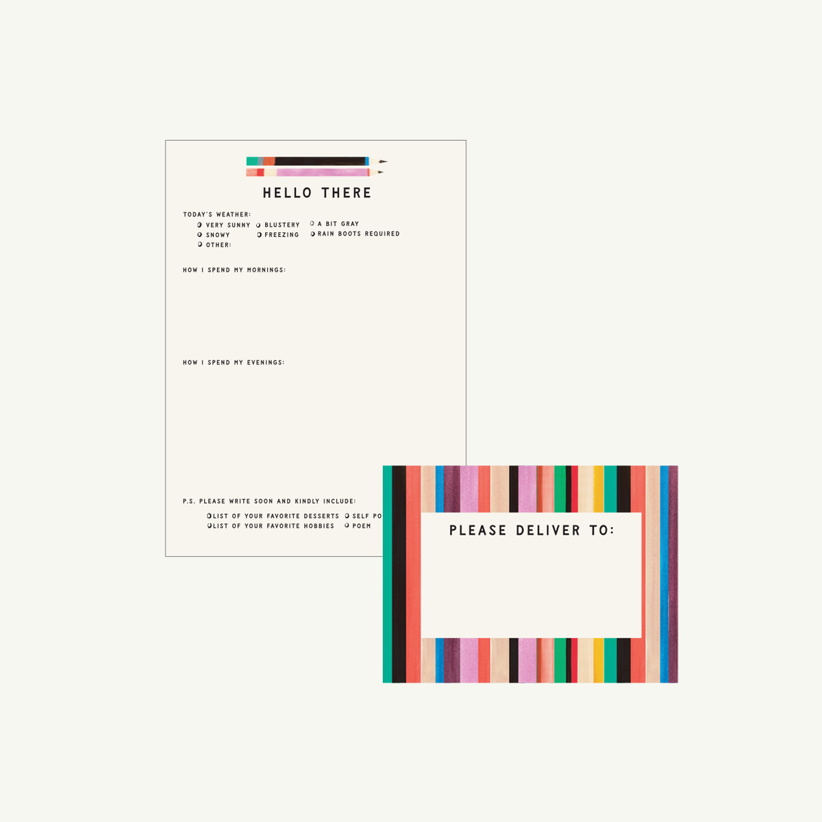 Mr. Boddington’s Studio • Grandparent + Grandchild Pen Pal Kit