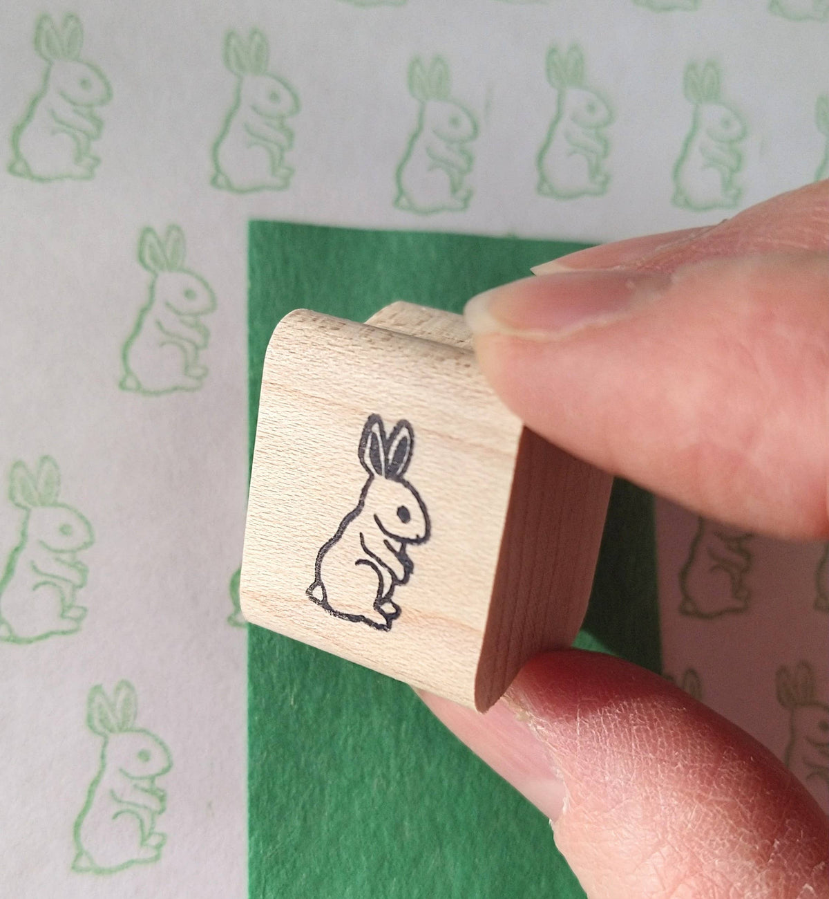 Peppercorn Paper • Mini Bunny Stamp