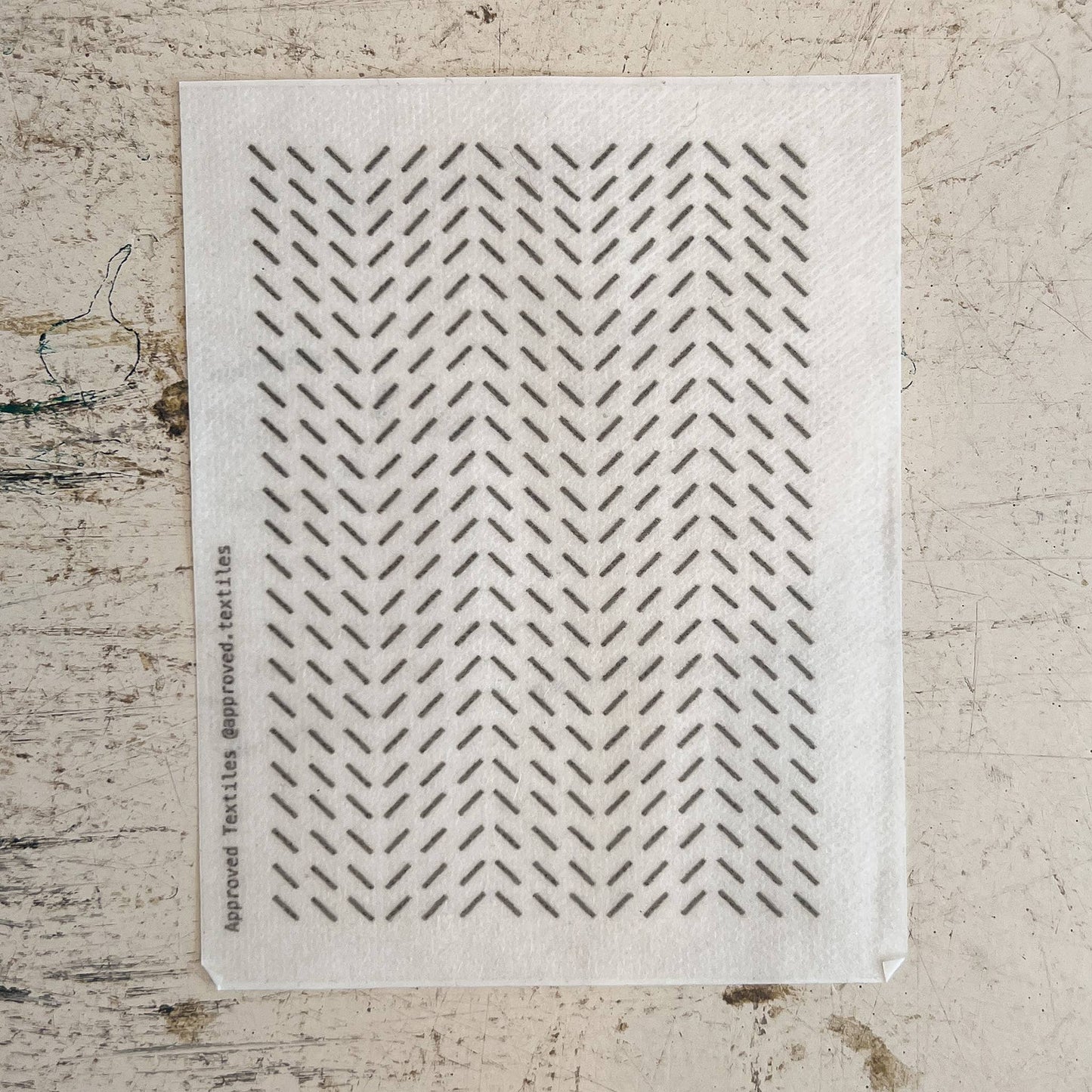 Approved Textiles • Visual Mending - Diagonals