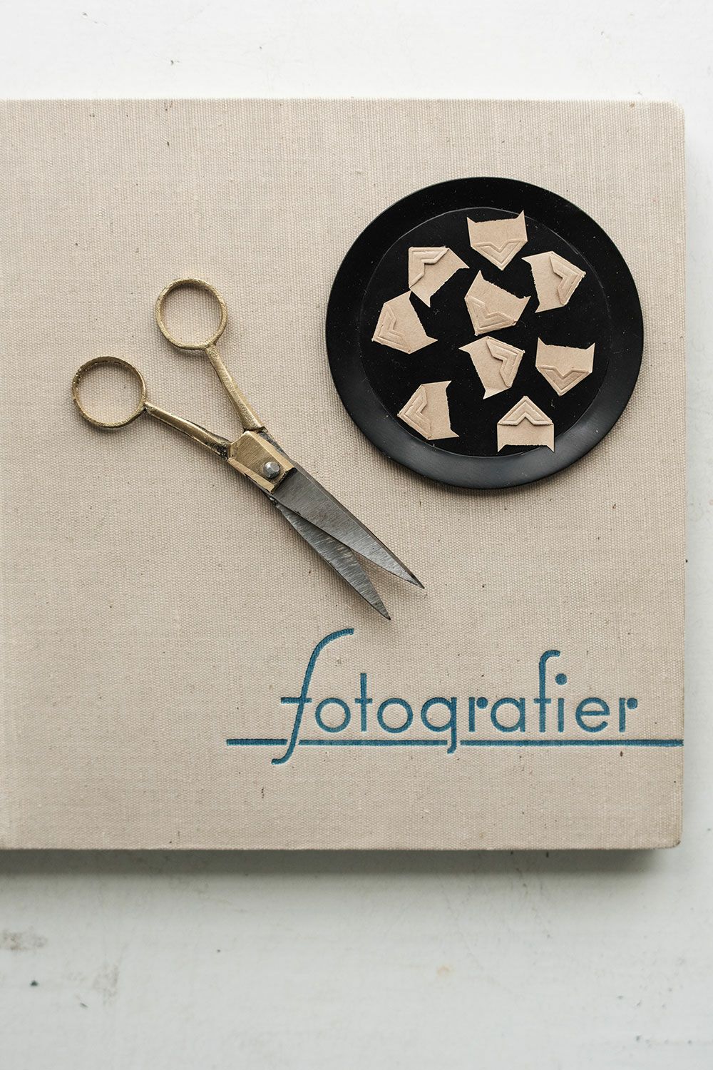 Fog Linen Work / Brass Handle Scissors (S)