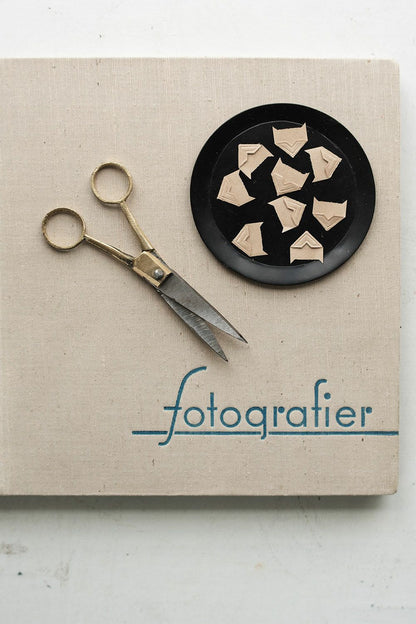 Fog Linen Work / Brass Handle Scissors (S)