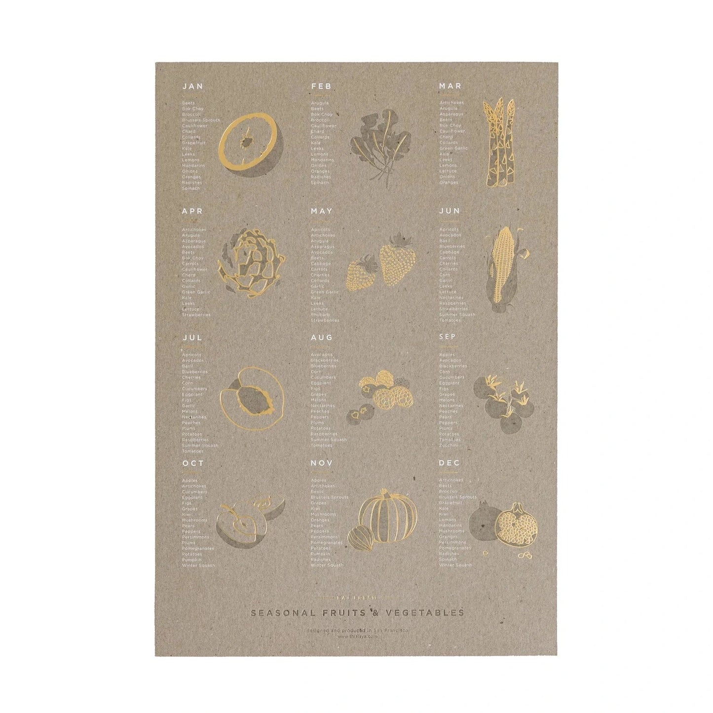 YAC • Seasonal Fruits & Vegetables