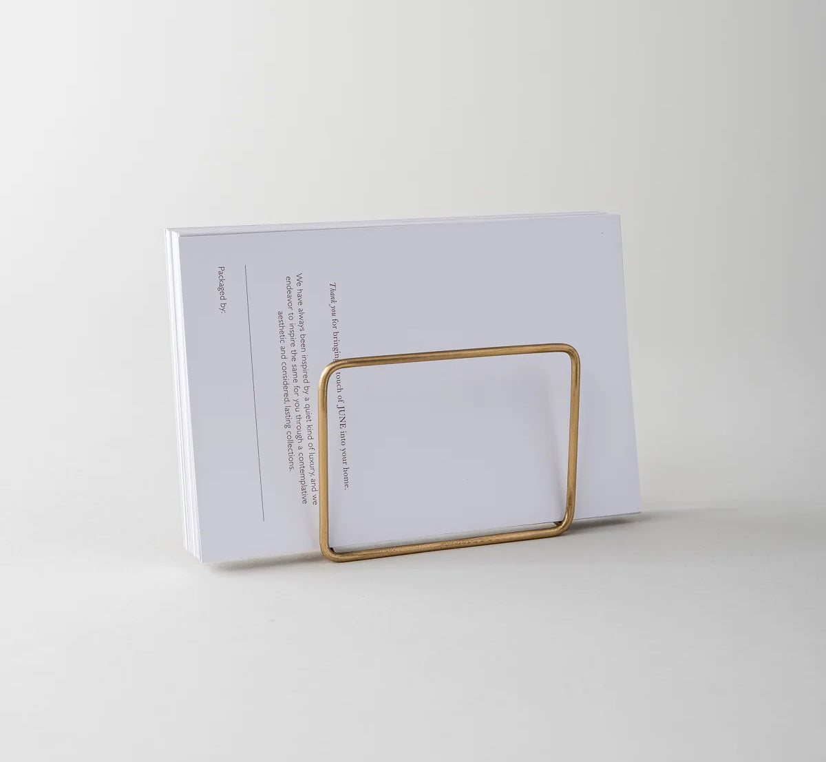 Fog Linen Work • Brass Stand