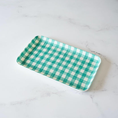 Fog Linen Work • Linen Tray - Green