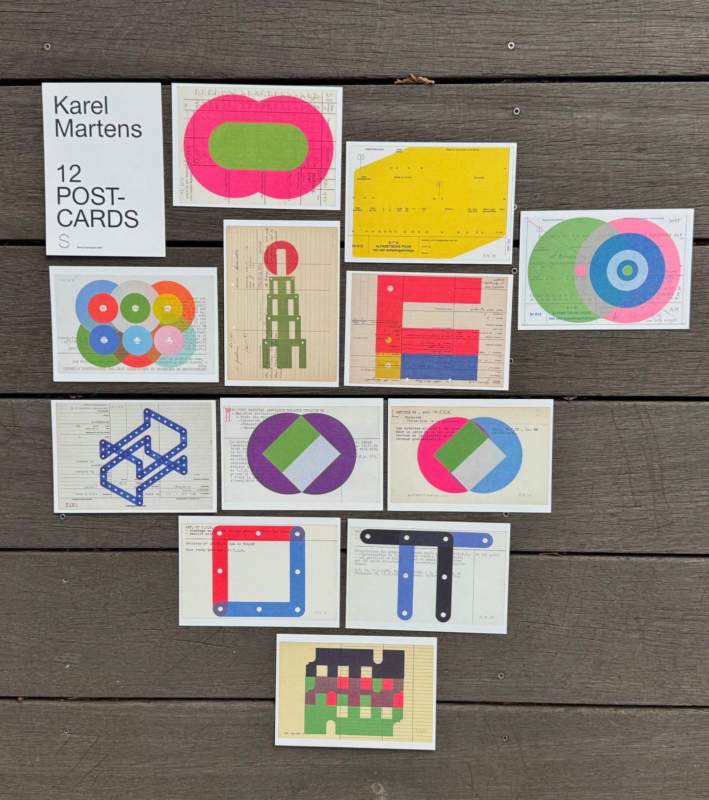Karel Martens • 12 Postcards