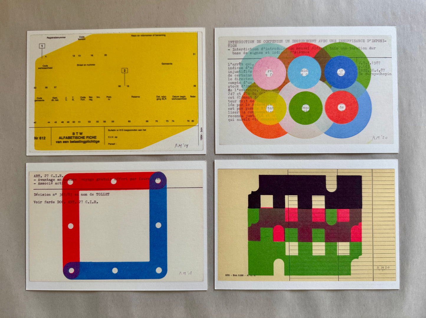 Karel Martens • 12 Postcards