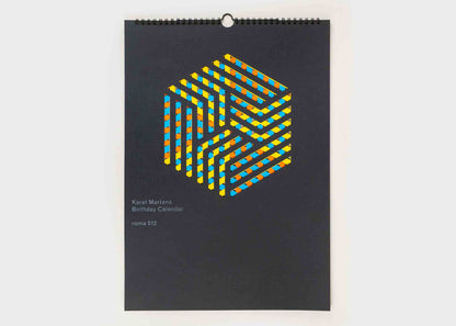 Karel Martens • Birthday Calendar
