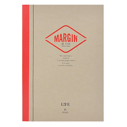Life • Margin red spine notebook