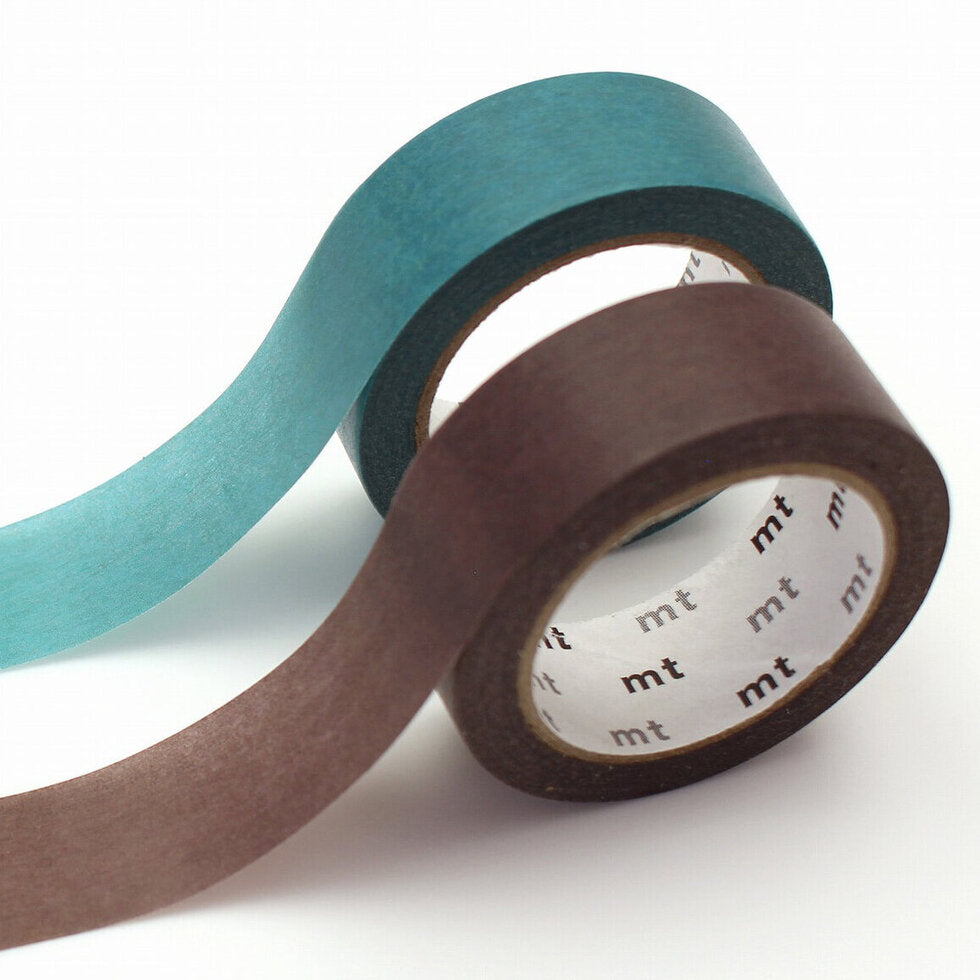 mt • Upcycled Washi Tape - Light Blue x Gray Purple