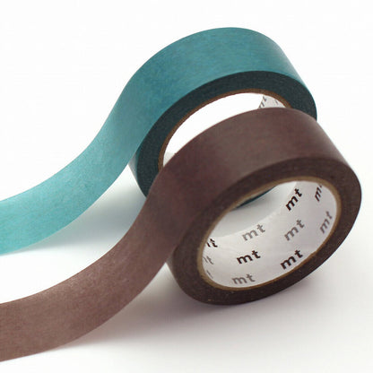 mt • Upcycled Washi Tape - Light Blue x Gray Purple