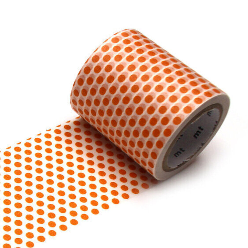 MT • Washi Tape - 50mm dot mandarin