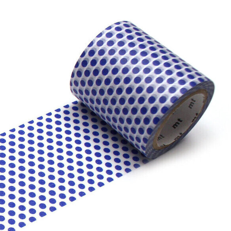 MT • Washi Tape - 50mm dot night blue